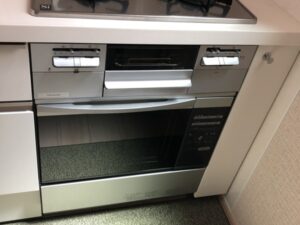長野キッチン取付け隊　ガスオーブンを後付　施工後